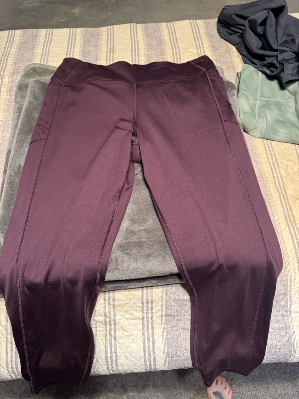 VSX Deep Plum High-Rise Leggings